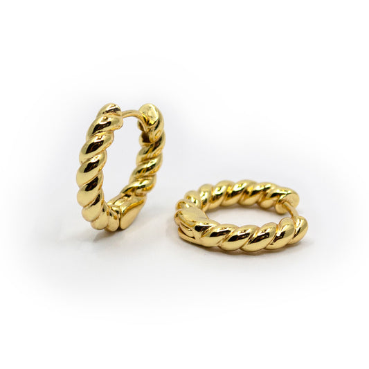 ISOBEL gold hoop earrings