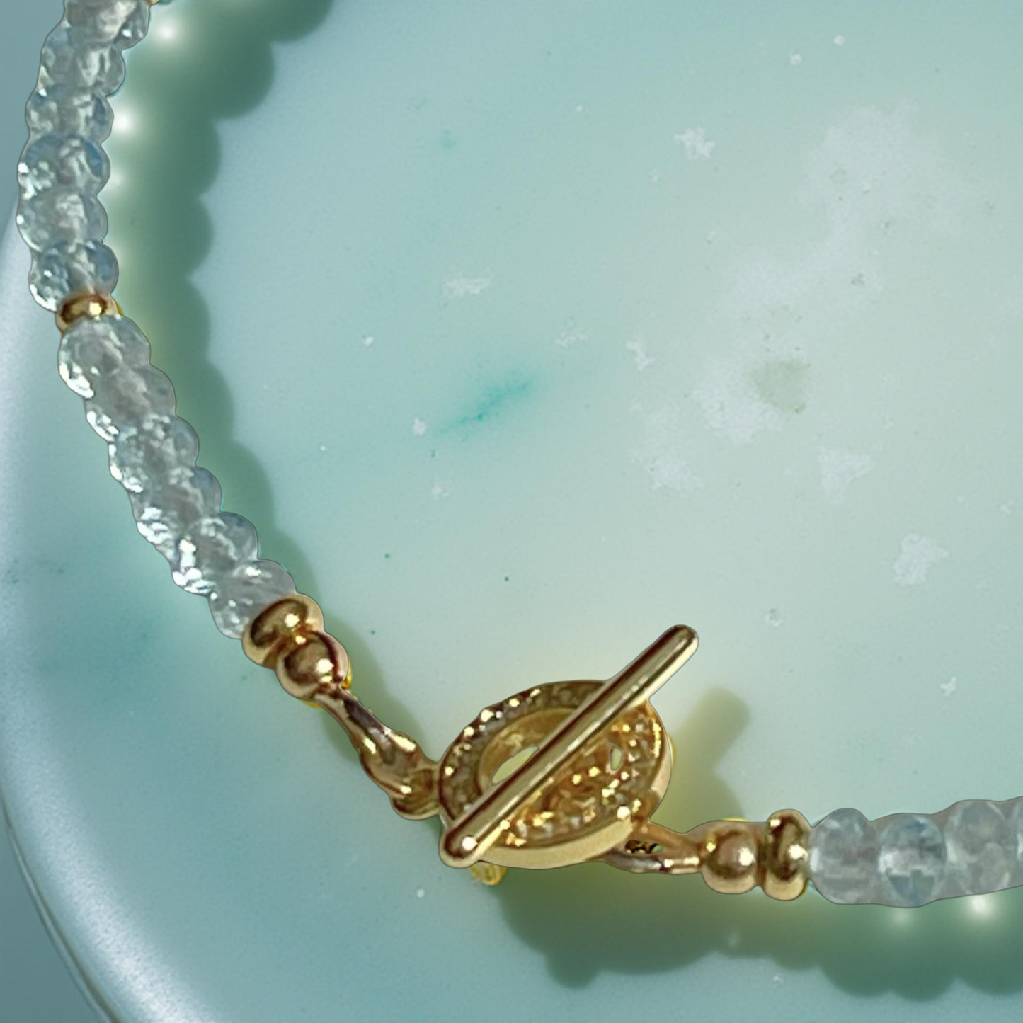 PIXIE Swiss blue topaz gemstone bracelet