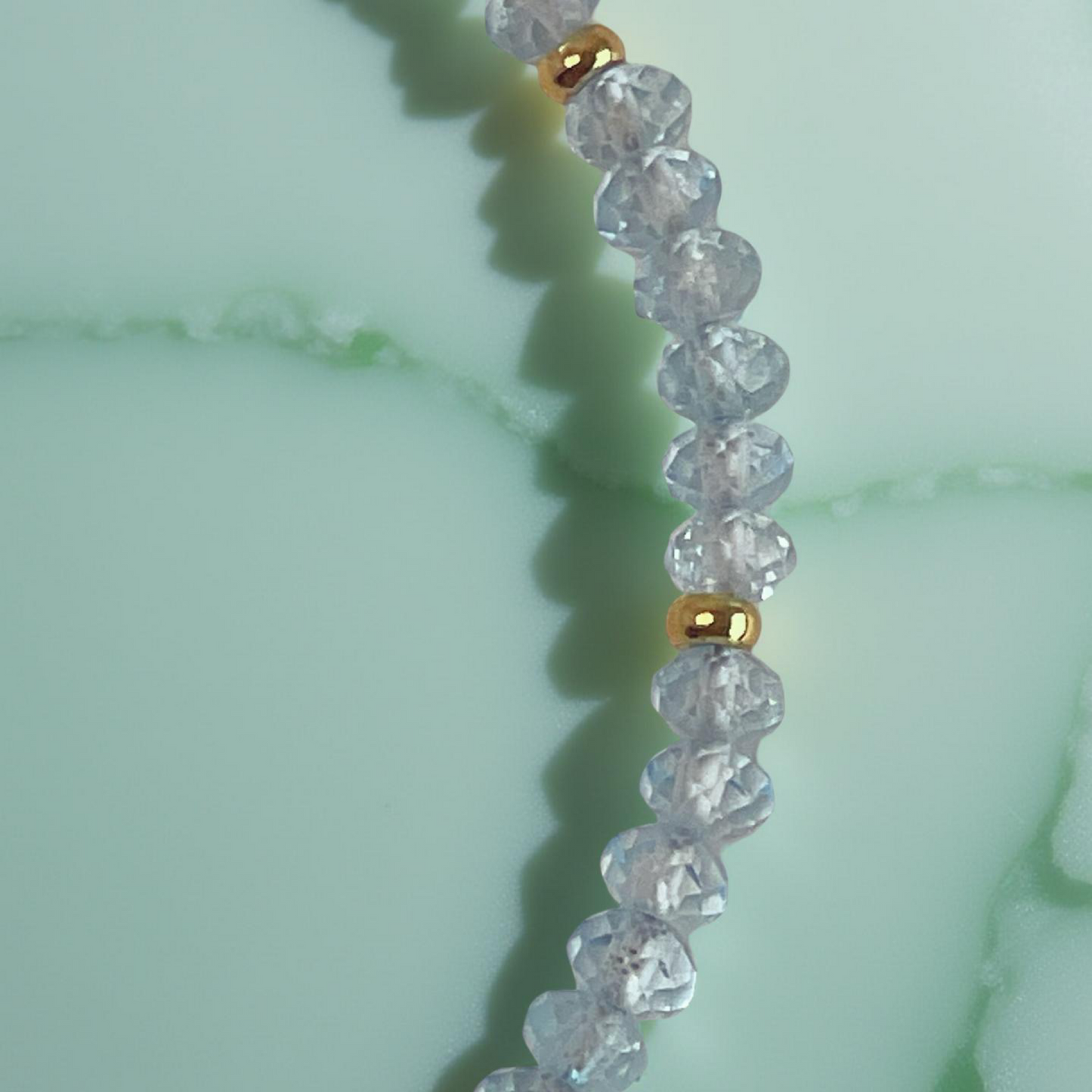 PIXIE Swiss blue topaz gemstone bracelet