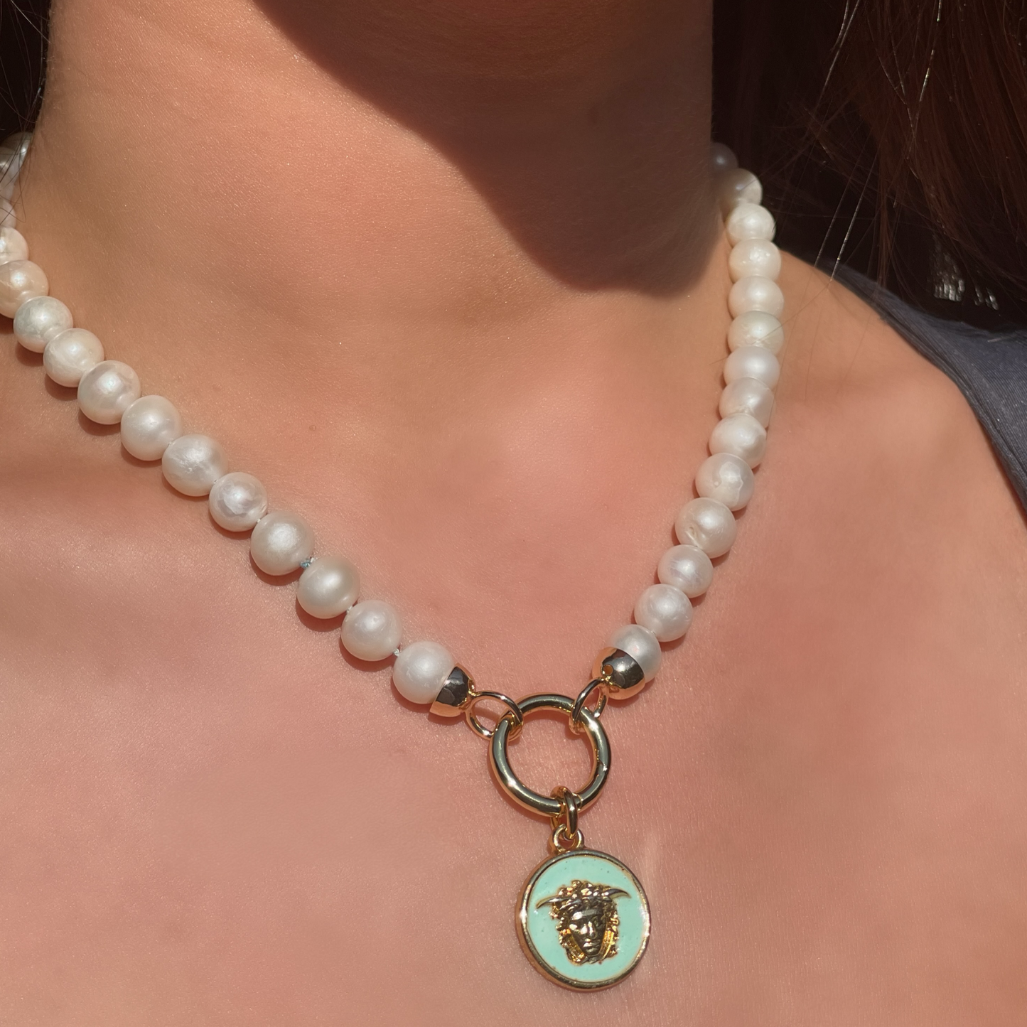 ROMY freshwater pearl hand-knotted necklace