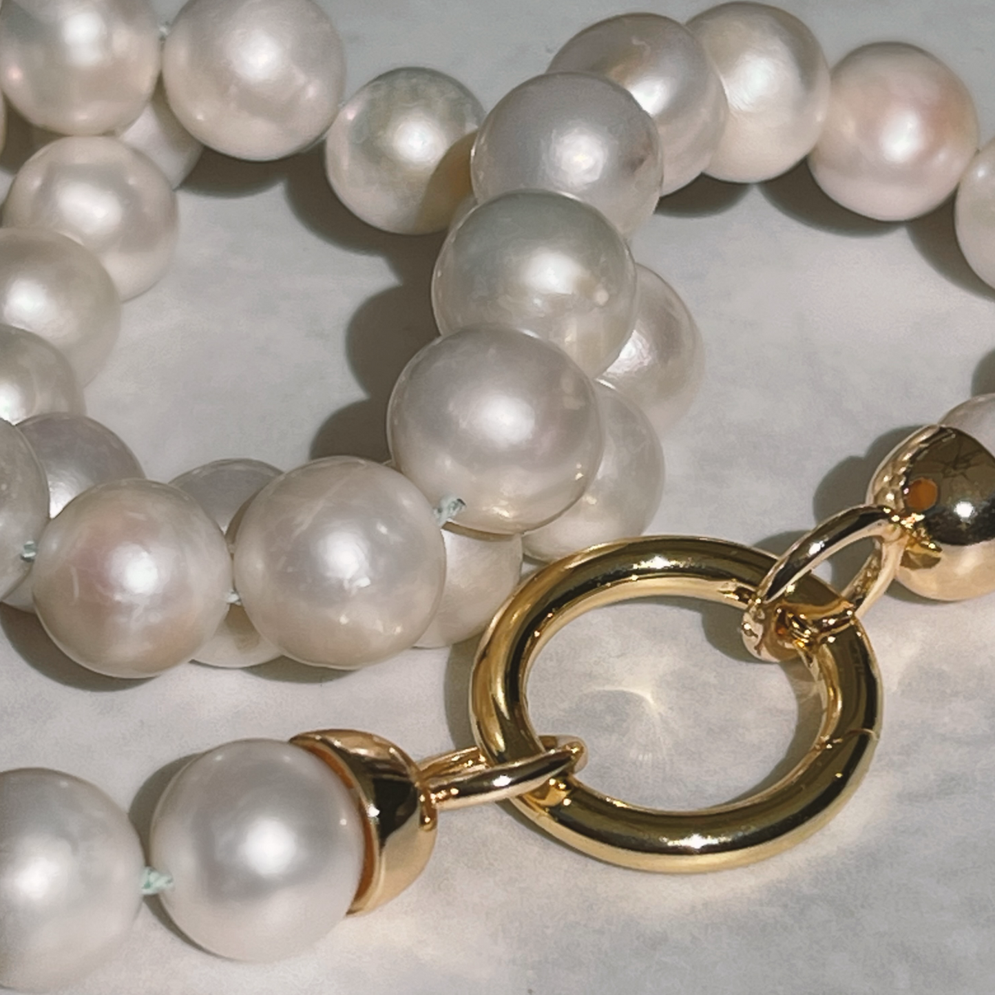ROMY freshwater pearl hand-knotted necklace